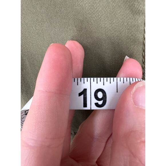 GAP Jacket Coat Womens XS Olive Green Lined Parka Utility Hooded Army Primaloft - Picture 6 of 7